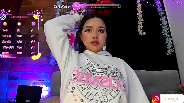 Snapshot of Pucaa_ chatting on October 2025 01:36:02 AM Pucaa online show from October 2025 01:36:02 AM