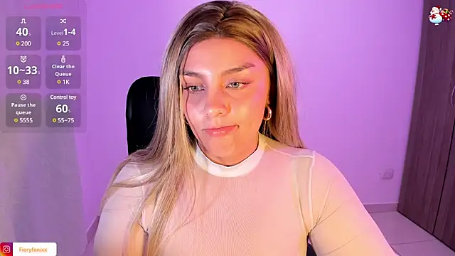 Fieryfenixx online show from January 2025 03:15:01 AM