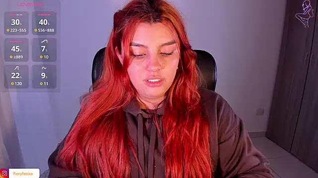 Fieryfenixx online show from January 2025 10:59:01 PM