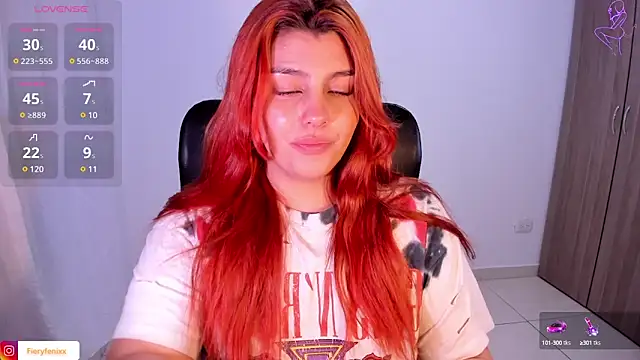 Fieryfenixx online show from January 2025 12:59:01 AM