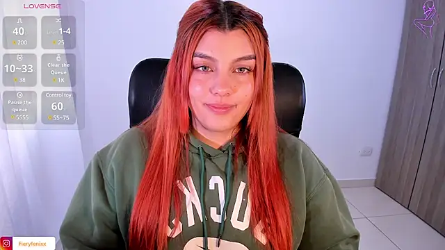 Fieryfenixx online show from January 2025 08:21:01 PM