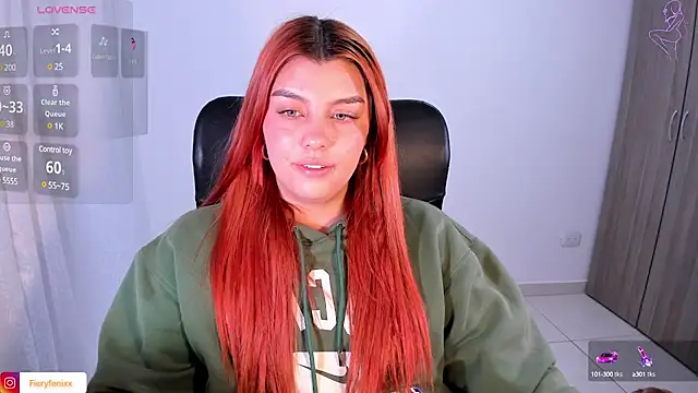 Fieryfenixx online show from January 2025 11:24:01 PM