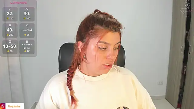 Fieryfenixx online show from March 2025 05:00:02 AM