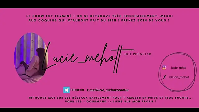 lucie mehott online show from February 2025 02:03:02 PM