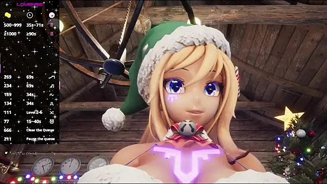 ElfieLove online show from December 2025 06:15:01 PM