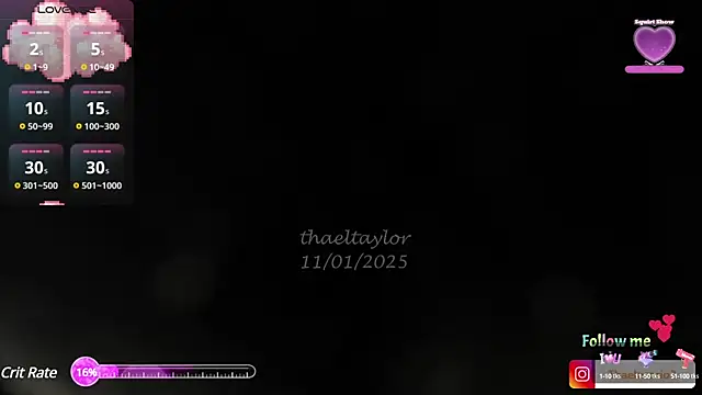 Snapshot of _thaeltaylor chatting on January 2025 05:41:01 PM thaeltaylor online show from January 2025 05:41:01 PM