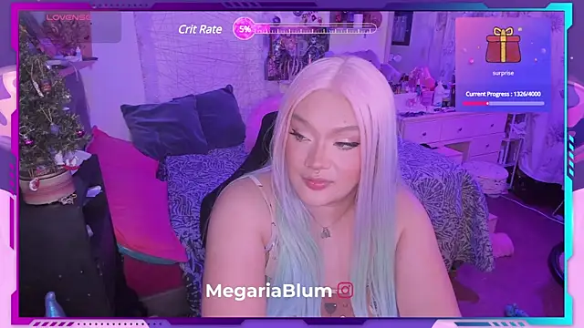 Snapshot of MegariaB chatting on December 2024 03:43:01 AM MegariaB online show from December 2024 03:43:01 AM