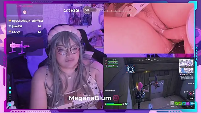 Snapshot of MegariaB chatting on December 2024 07:33:02 AM MegariaB online show from December 2024 07:33:02 AM