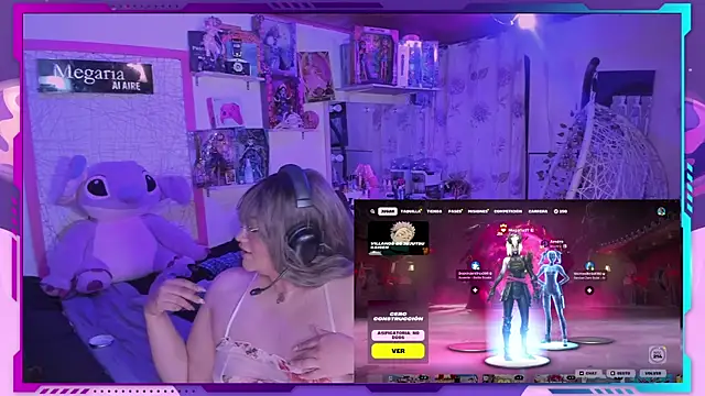 Snapshot of MegariaB chatting on February 2025 07:37:01 AM MegariaB online show from February 2025 07:37:01 AM