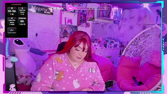 Snapshot of MegariaB chatting on February 2025 05:05:02 AM MegariaB online show from February 2025 05:05:02 AM