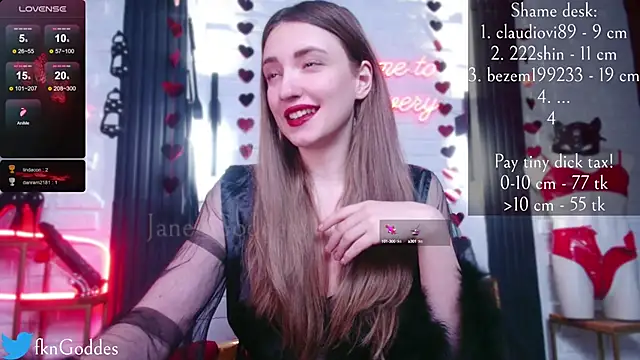 Jane Goddess online show from February 2025 07:16:01 PM