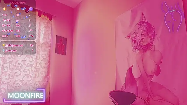 Snapshot of moonfiredancer chatting on February 2025 05:48:02 PM moonfiredancer online show from February 2025 05:48:02 PM