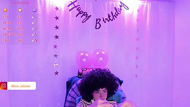 Alice winter  online show from January 2025 09:23:02 PM