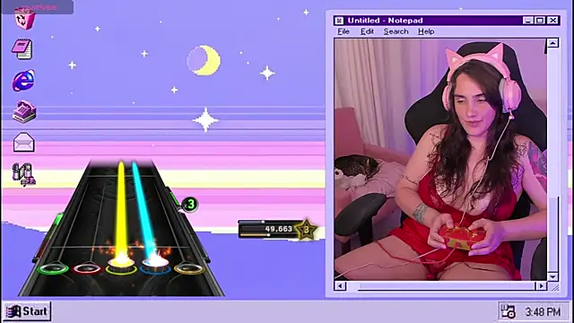 Snapshot of HaubDark chatting on January 2025 12:42:02 AM HaubDark online show from January 2025 12:42:02 AM