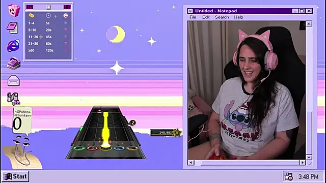 Snapshot of HaubDark chatting on January 2025 12:59:01 AM HaubDark online show from January 2025 12:59:01 AM