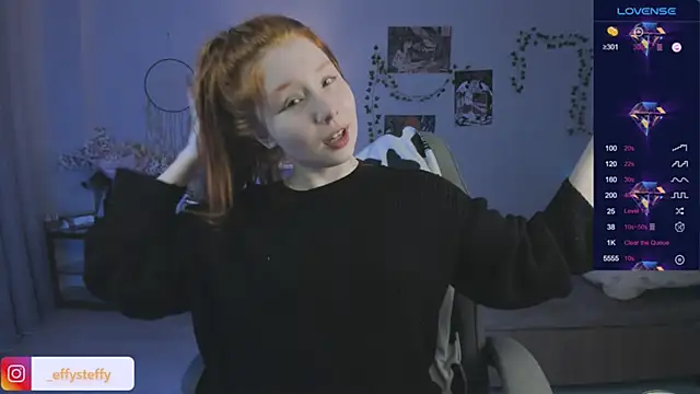 Snapshot of CallMeEffy1 chatting on November 2025 07:57:01 PM CallMeEffy1 online show from November 2025 07:57:01 PM