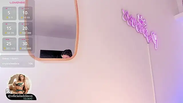 Addison baker online show from February 2025 02:05:02 AM