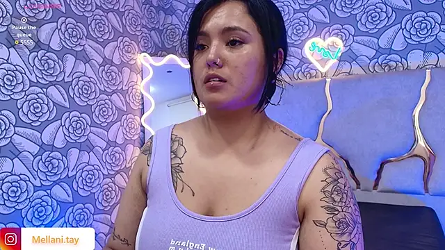 Snapshot of Mellani_tay chatting on March 2025 09:51:02 AM Mellani tay online show from March 2025 09:51:02 AM