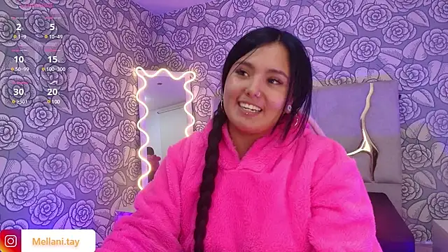 Snapshot of Mellani_tay chatting on March 2025 09:21:01 AM Mellani tay online show from March 2025 09:21:01 AM