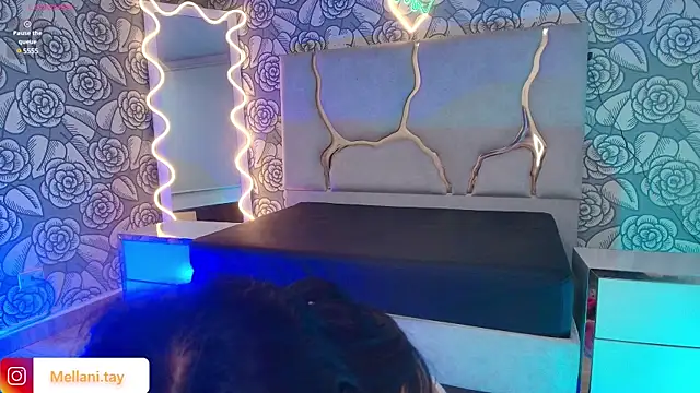 Snapshot of Mellani_tay chatting on March 2025 06:29:01 AM Mellani tay online show from March 2025 06:29:01 AM