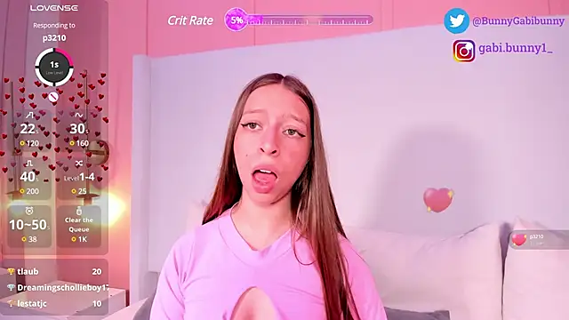 gabi bunny online show from February 2025 08:36:01 PM