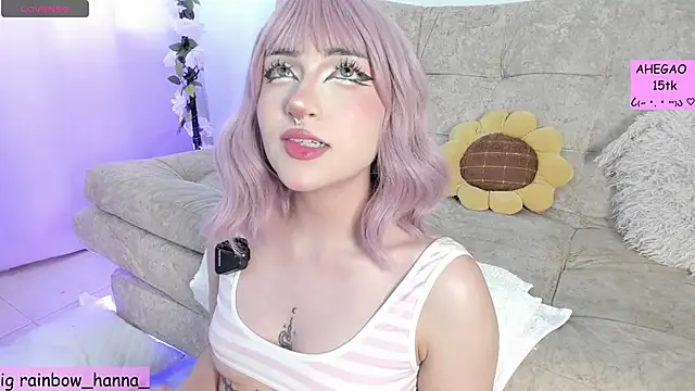 Snapshot of HannaRainbow_ chatting on February 2025 09:15:01 PM HannaRainbow  online show from February 2025 09:15:01 PM