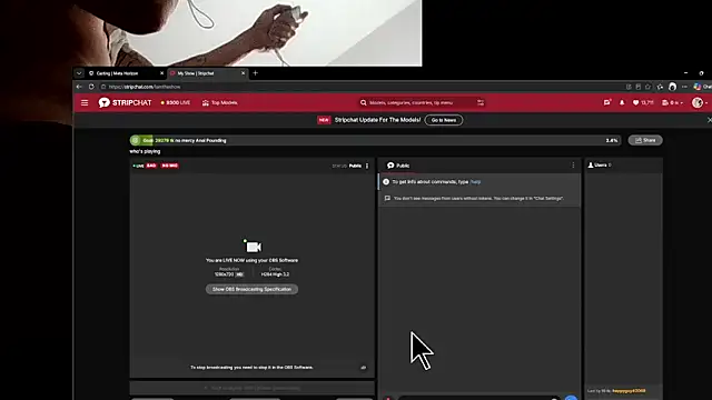 Snapshot of Clearlytothepoint420 chatting on June 2026 03:05:02 AM Clearlytothepoint420 online show from June 2026 03:05:02 AM