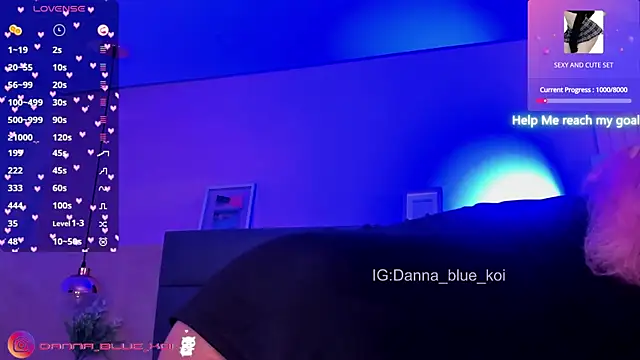 blue koi online show from January 2025 03:36:02 PM