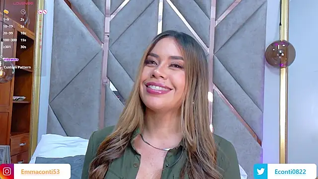 Snapshot of Emma-Conti chatting on February 2025 07:25:02 PM Emma-Conti online show from February 2025 07:25:02 PM