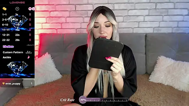 Eva Evile online show from July 2026 12:22:02 PM