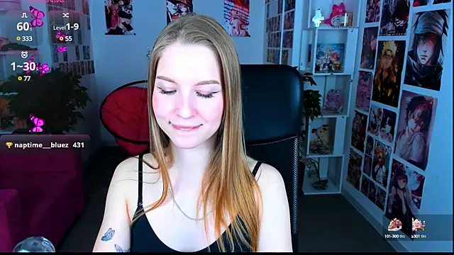 Snapshot of CuteMousee chatting on January 2025 12:13:01 PM CuteMousee online show from January 2025 12:13:01 PM