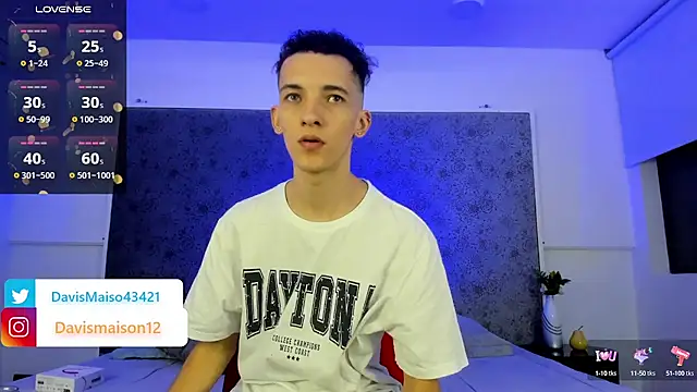 Maisondavis  online show from February 2025 09:17:01 PM