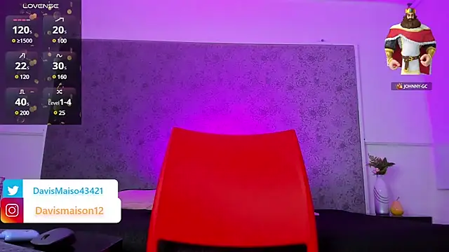 Maisondavis  online show from February 2025 12:14:01 AM