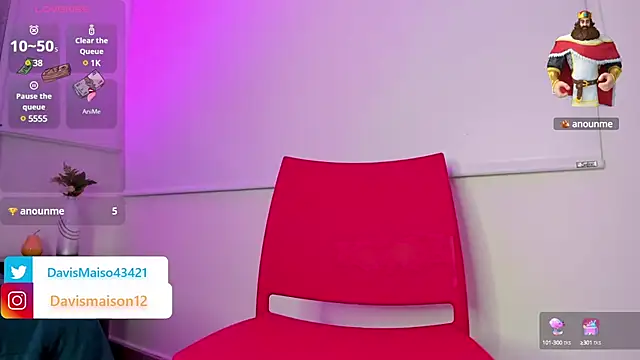 Maisondavis  online show from March 2025 12:42:01 AM