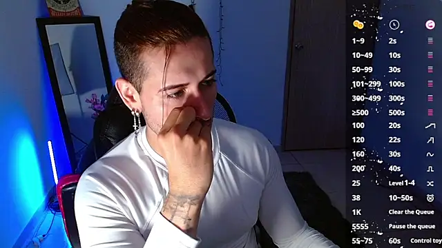 Snapshot of Ares_blue chatting on January 2025 10:45:01 AM Ares blue online show from January 2025 10:45:01 AM