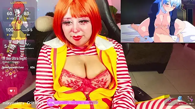 MilkyXSakura online show from November 2025 11:19:01 AM