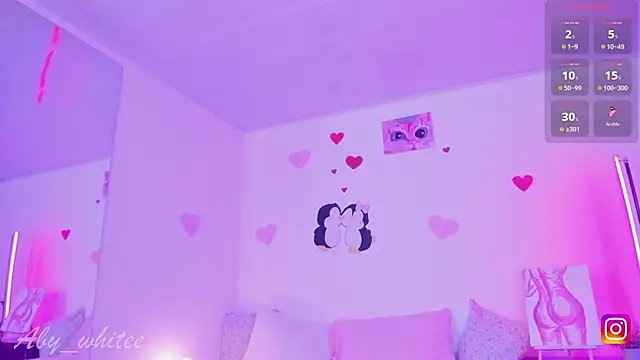 Snapshot of AbyWhitee chatting on February 2025 09:11:02 AM AbyWhitee online show from February 2025 09:11:02 AM