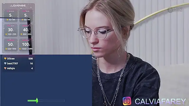 calviafarey online show from February 2026 12:51:02 AM