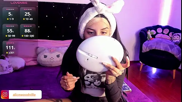 Alice woodville online show from January 2025 10:11:02 PM