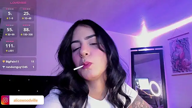 Alice woodville online show from January 2025 10:29:02 PM