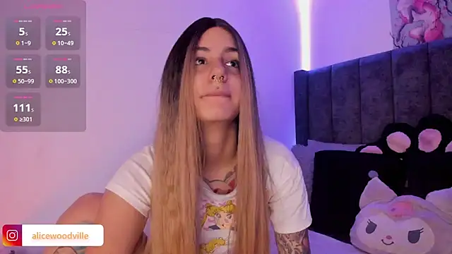 Alice woodville online show from February 2025 03:46:01 PM