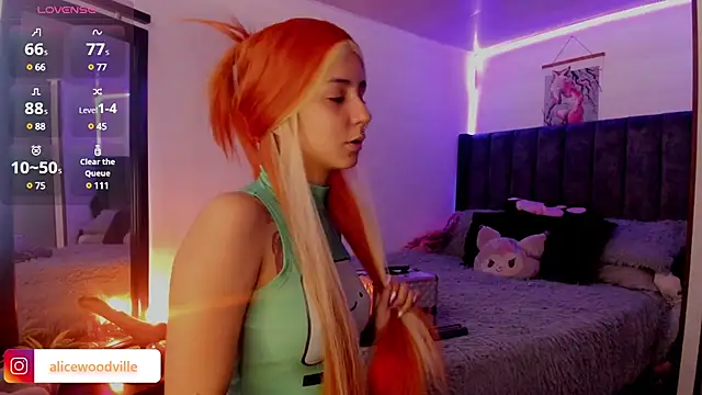 Alice woodville online show from February 2025 07:26:01 PM