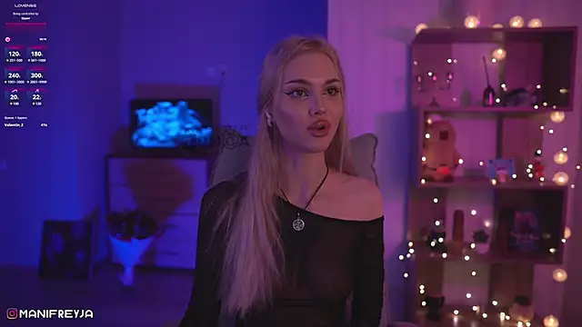 ManiFreyja online show from February 2025 03:23:02 AM