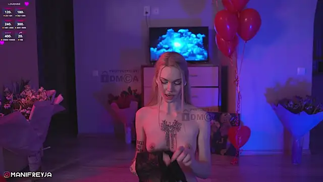 ManiFreyja online show from February 2025 09:16:02 PM