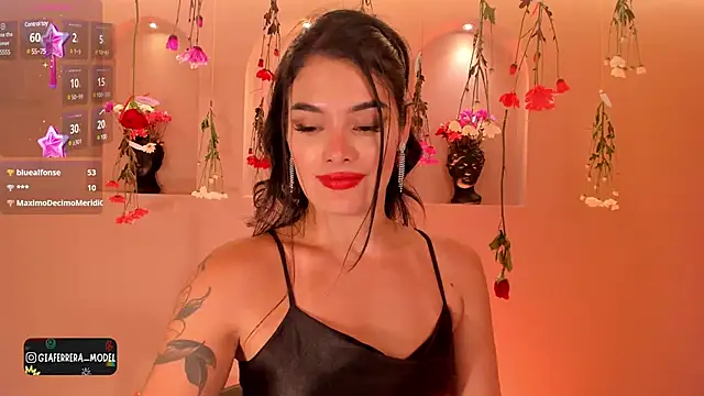 Snapshot of GiaFerrara chatting on February 2025 07:27:02 AM GiaFerrara online show from February 2025 07:27:02 AM