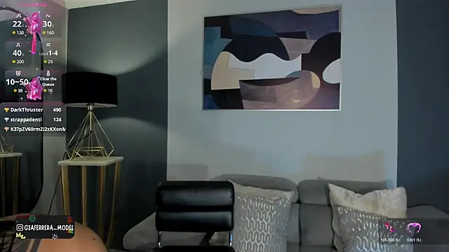 Snapshot of GiaFerrara chatting on February 2025 01:41:01 AM GiaFerrara online show from February 2025 01:41:01 AM