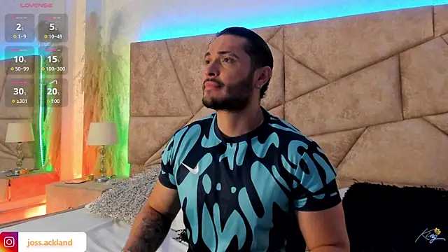 Snapshot of JossAckland chatting on January 2026 07:52:02 PM JossAckland online show from January 2026 07:52:02 PM