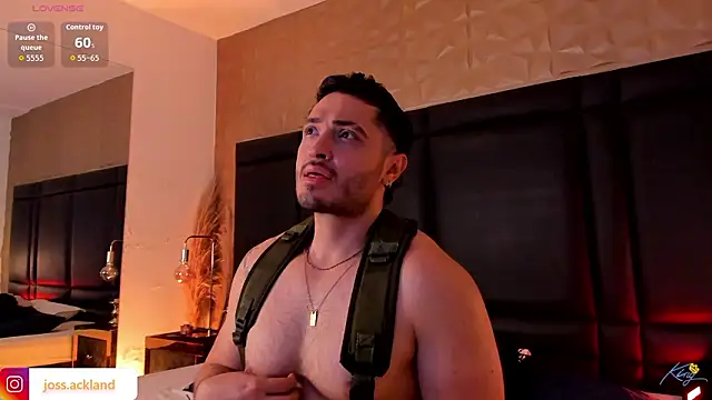 Snapshot of JossAckland chatting on February 2026 07:47:02 PM JossAckland online show from February 2026 07:47:02 PM