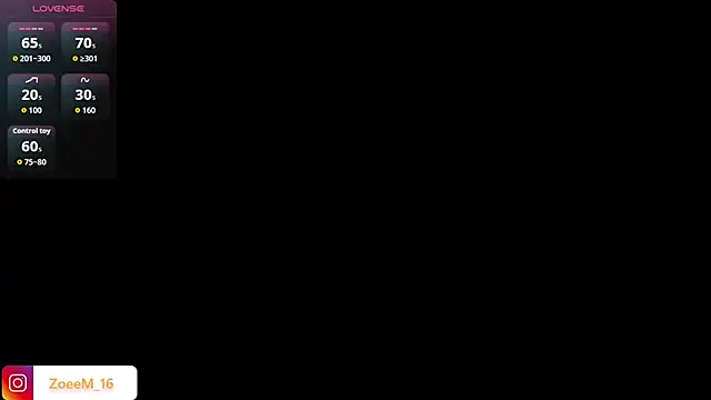 Zoe1 2 online show from April 2026 04:17:02 PM