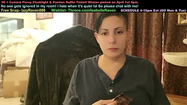 Snapshot of IsabelleRaven chatting on March 2026 09:52:01 PM IsabelleRaven online show from March 2026 09:52:01 PM